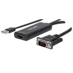 Manhattan VGA and USB to HDMI Converte