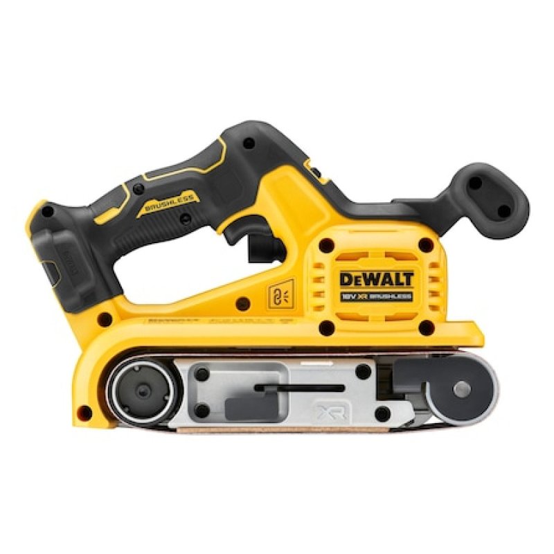 DeWALT DCW220NT-XJ ponceuse portative Ponceuse à bande Noir, Jaune