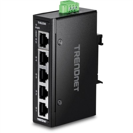 5-PORT INDUSTRIAL FAST ETHERNET DIN-RAIL MINI SWITCH