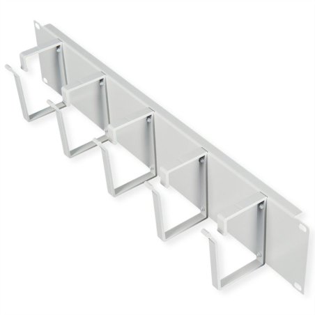 ROLINE 19" Passe-câbles 2U 85x60mm gris