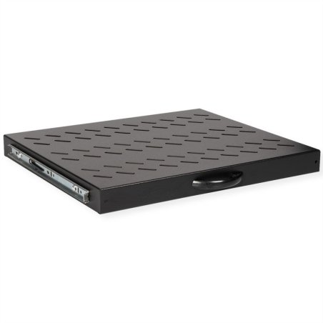 ROLINE 19" Etagère 1U extractible 350P 25 kg noir