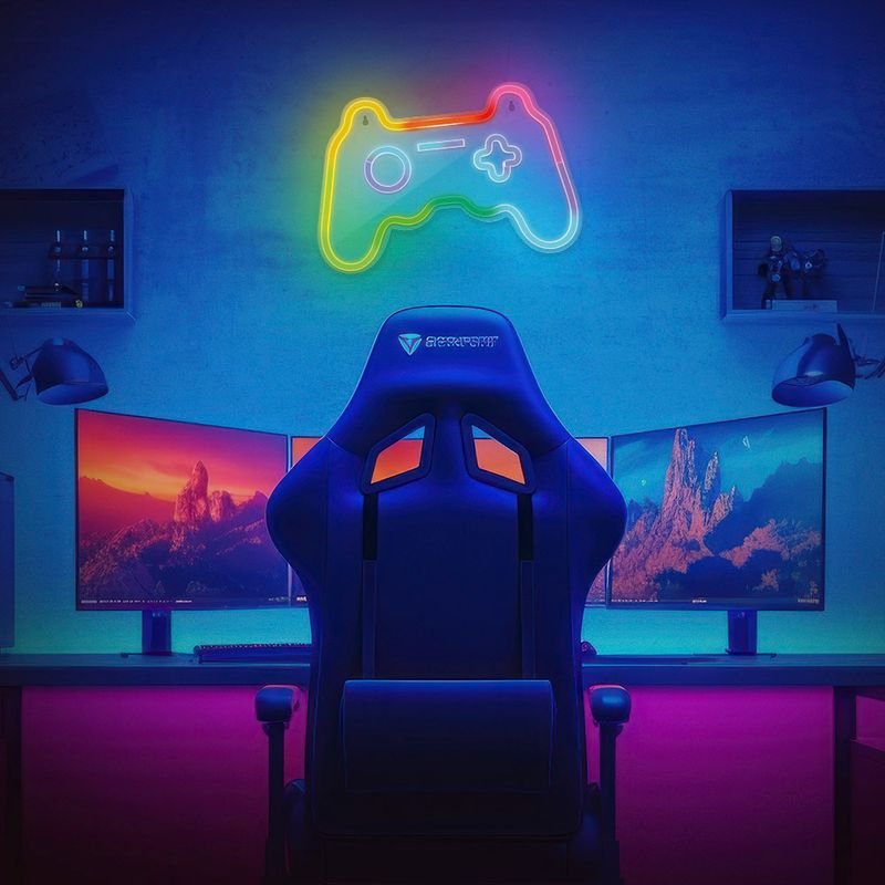 Neon LED RGB GAMEPAD FLRNE04 RC Forever Light