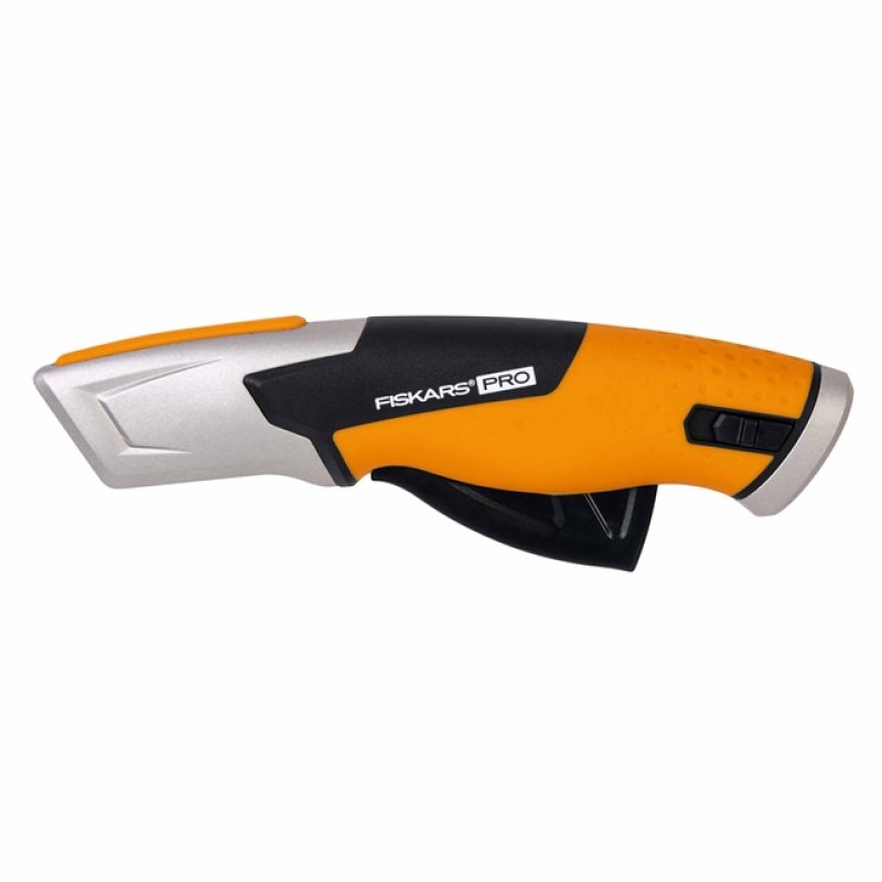 Fiskars 1062938 couteau à lame rétractable Noir, Orange Couteau rasoir