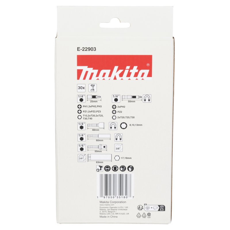 Makita E-22903 screwdriver bit
