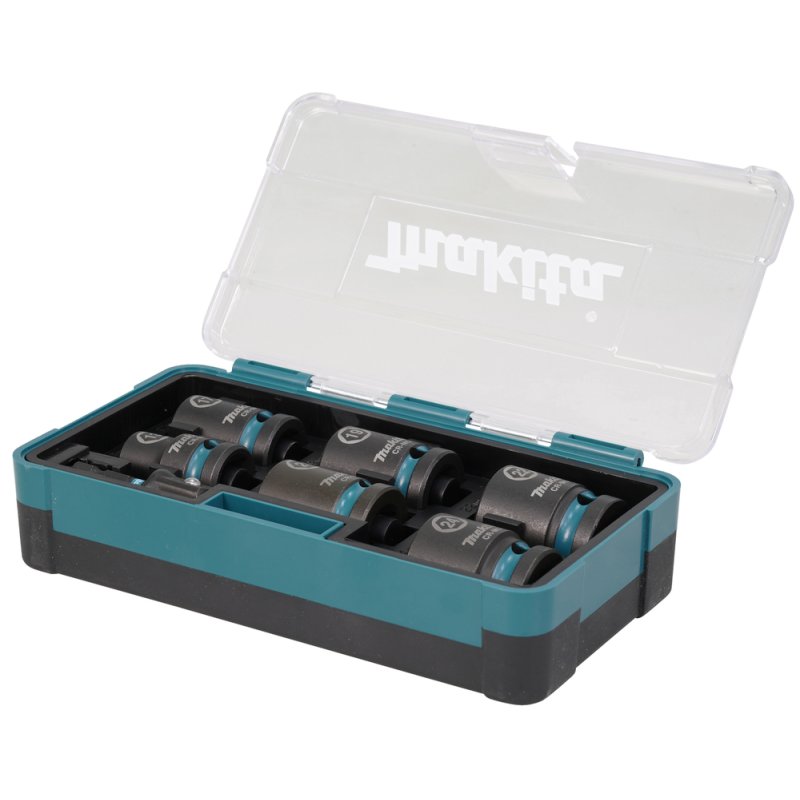 Makita E-16592 impact socket Impact socket set Black Teal