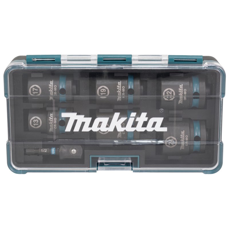 Makita E-16592 impact socket Impact socket set Black Teal