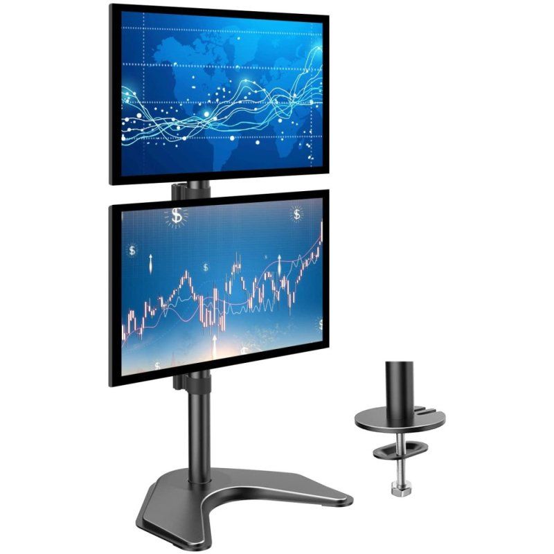 Techly ICA-LCD 2520V monitor mount / stand 68.6 cm (27 ) Desk Black
