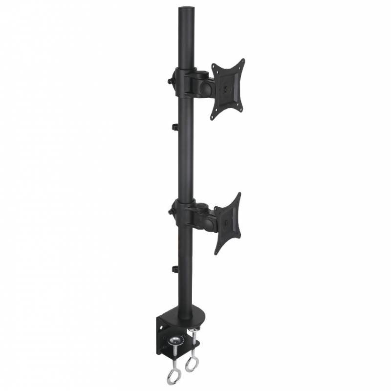 Techly ICA-LCD-350-D monitor mount / stand 68.6 cm (27 ) Desk Black
