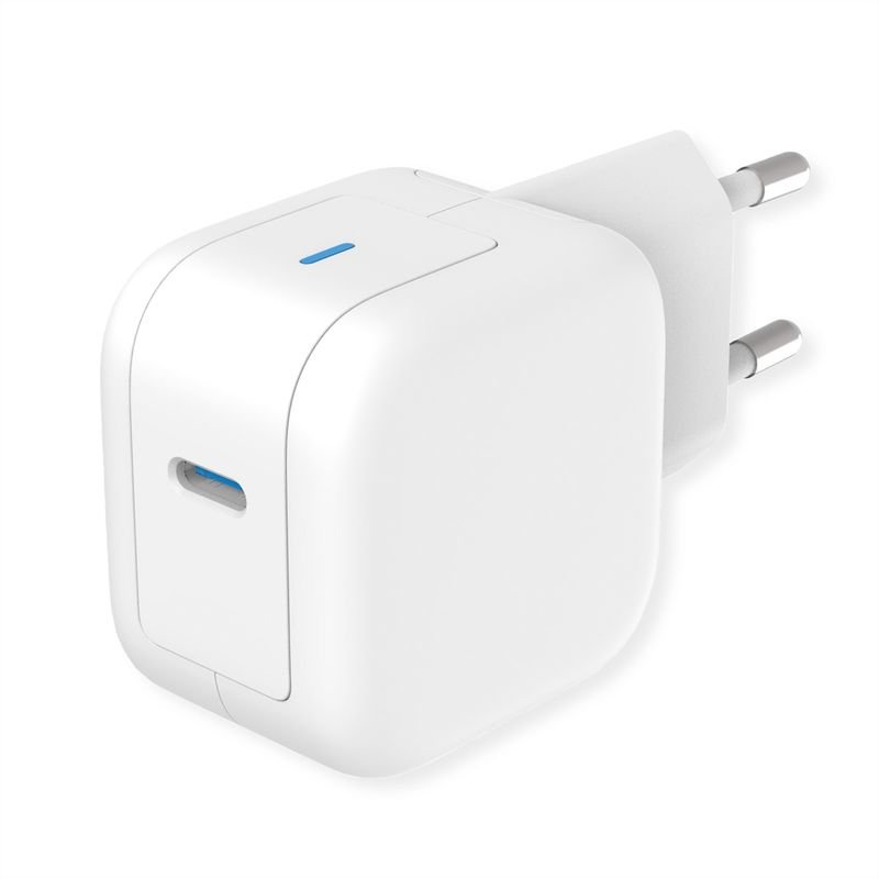 ROLINE Chargeur PD USB GaN, 20W 1xUSB-C blanc