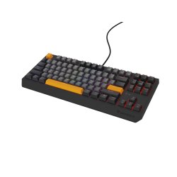 GENESIS Thor 230 TKL keyboard Gaming USB RF Wireless Bluetooth QWERTY Black, Grey, Orange