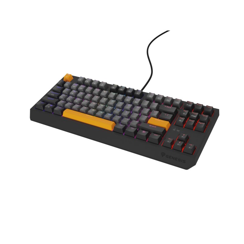 THOR 230 | Mechanical Gaming Keyboard | Wired | US | Anchor Gray Negative | USB Type-A | Outemu Red