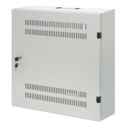 Low Profile Wall Mounted Cabinet 4U 2U Rack 19 Grey