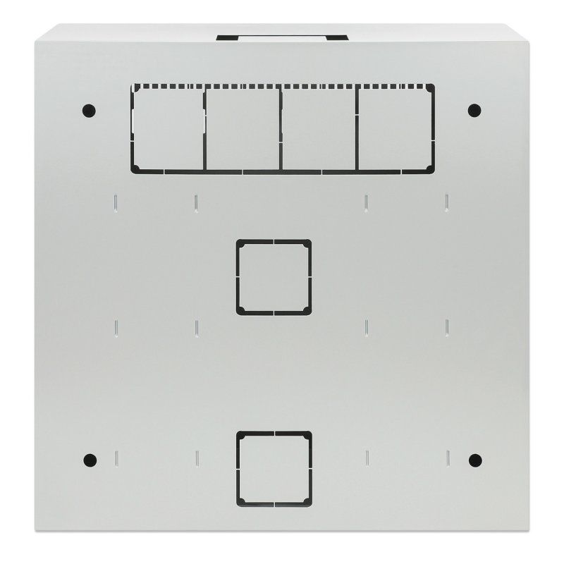 Low Profile Wall Mounted Cabinet 4U 2U Rack 19 Grey
