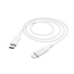 Hama 00201598 Charging Cable, USB-C - Lightning 1m white