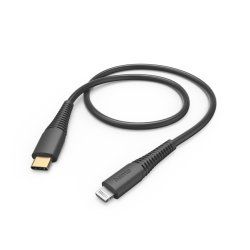 Hama 00201602 câble Lightning 1,5 m Noir