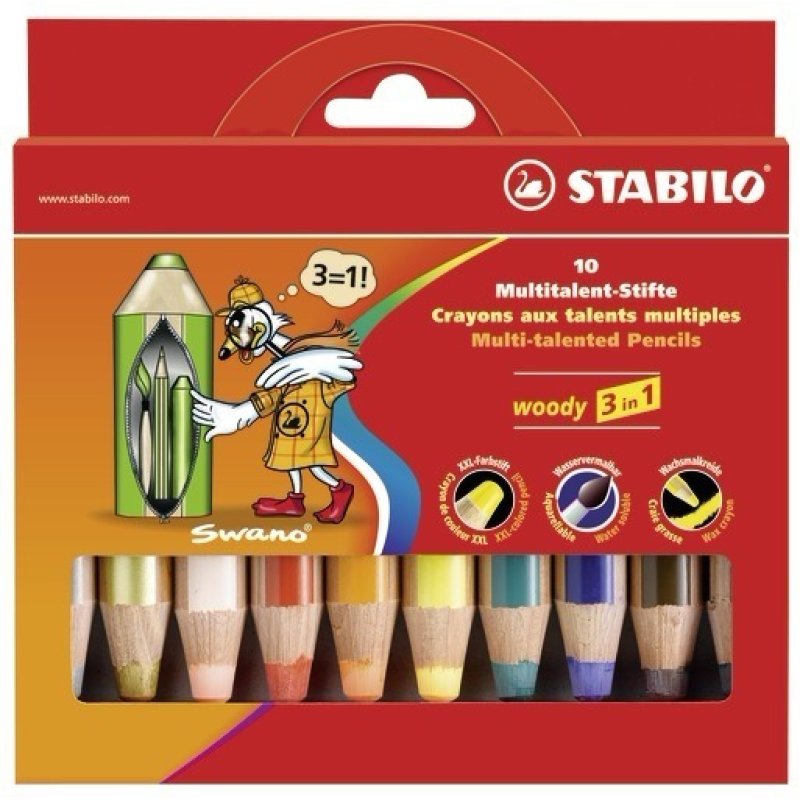 STABILO woody 3 in 1 Multi 10 pc(s)