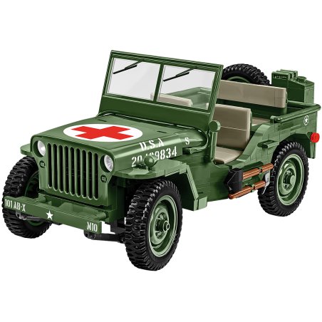 COBI 2740 Historical Collection WWII Willys MB (Medical) 1131 pieces