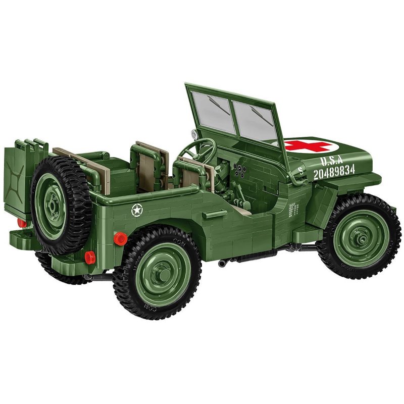 COBI 2740 Historical Collection WWII Willys MB (Medical) 1131 pieces