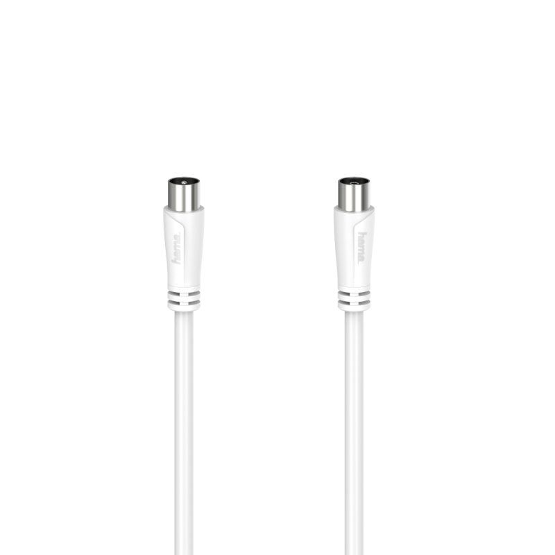 Hama 00205049 coaxial cable 10 m Coax White