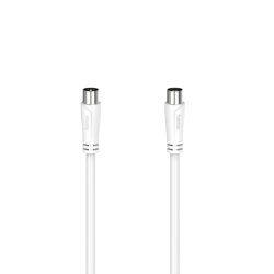 Hama 00205047 câble coaxial 5 m Blanc