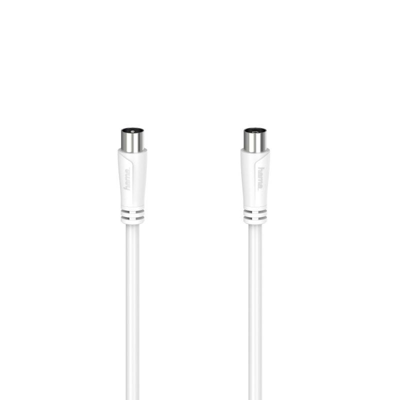Hama 00205047 câble coaxial 5 m Blanc