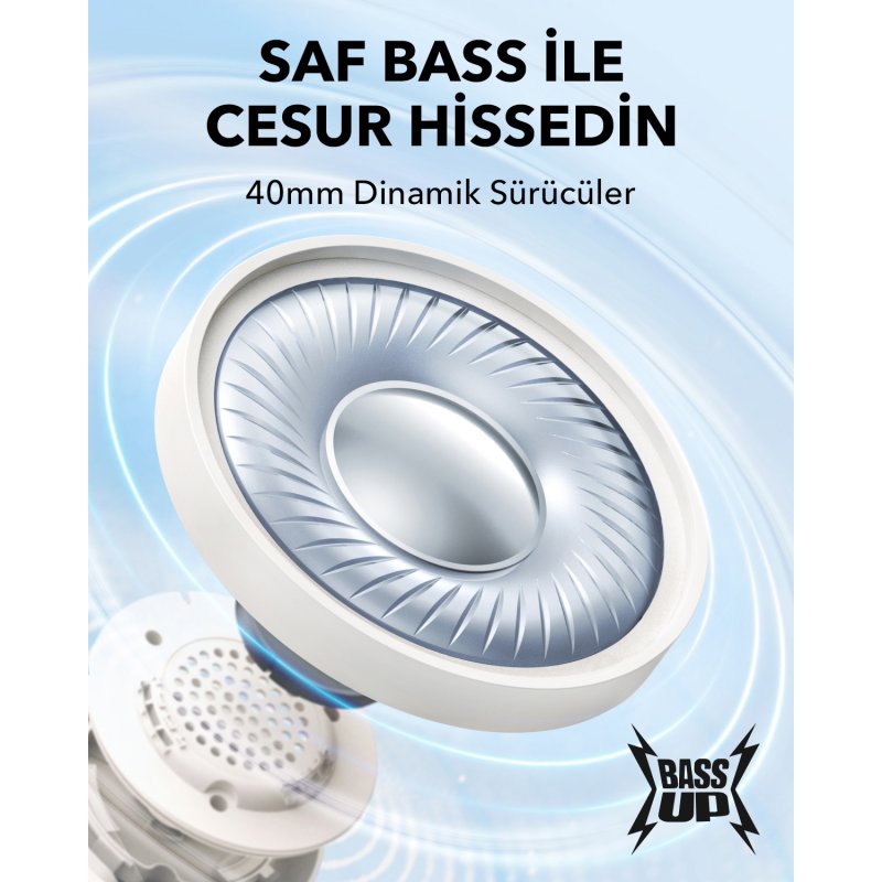 soundcore H30i Bluetooth-Kopfhörer weiß