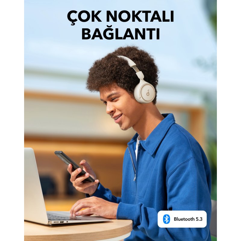 soundcore H30i Bluetooth-Kopfhörer weiß