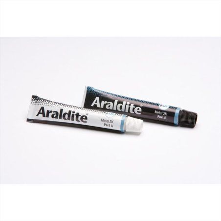 ARALDITE Steel - Tube 15ml x2 Colle double composants (métal)