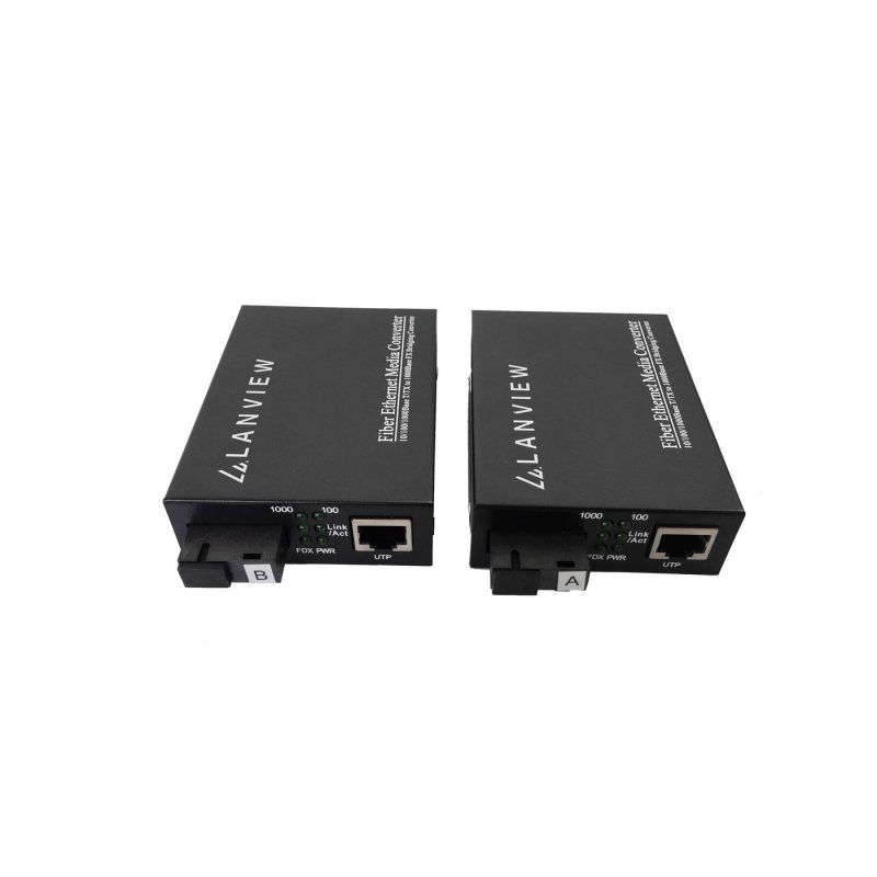Lanview LVN-MED-SC-1000BASE-X-2 convertisseur de support réseau