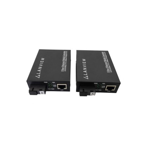 Lanview LVN-MED-SC-1000BASE-X-2 convertisseur de support réseau