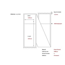 Capture CA-LB7001 printer label