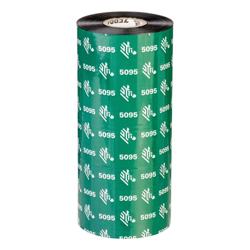Zebra 5095 HighPerformance Resin thermal ribbon 450 m Black