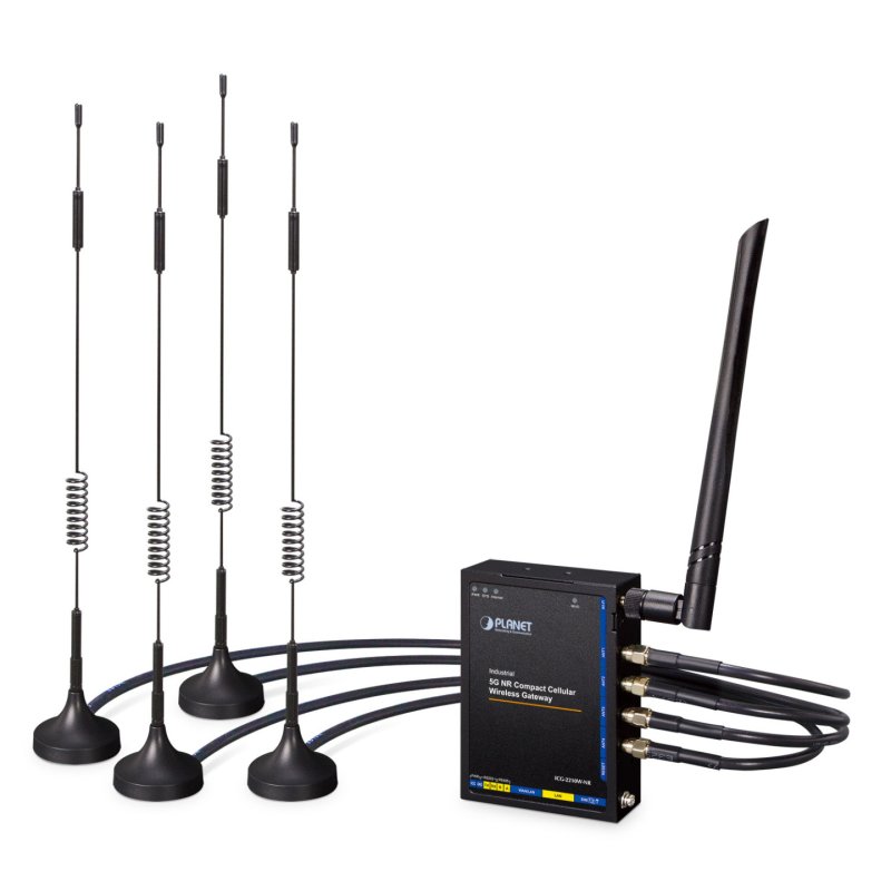 PLANET Industrial 5G NR Compact Cellular Wireless Gateway - Gateway gateway/controller
