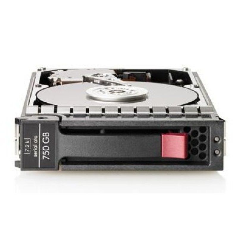 HPE 750GB, 3G, SATA, 7.2K rpm, LFF, 3.5-inch, Midline internal hard drive 7200 RPM 3.5" Serial ATA