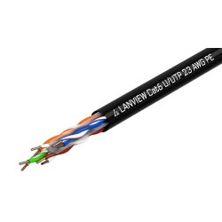 Lanview LVN122151 networking cable Black 305 m Cat6 U/UTP (UTP)