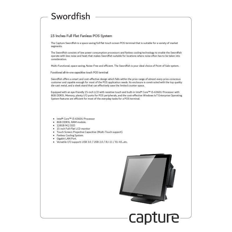 Swordfish i5 POS System
