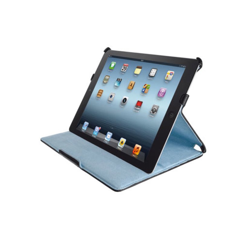 Trust Hardcover skin & folio stand f iPad Mini Noir