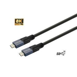 Vivolink PROUSBCMM6 câble USB USB 3.2 Gen 2 (3.1 Gen 2) 6 m USB C Noir