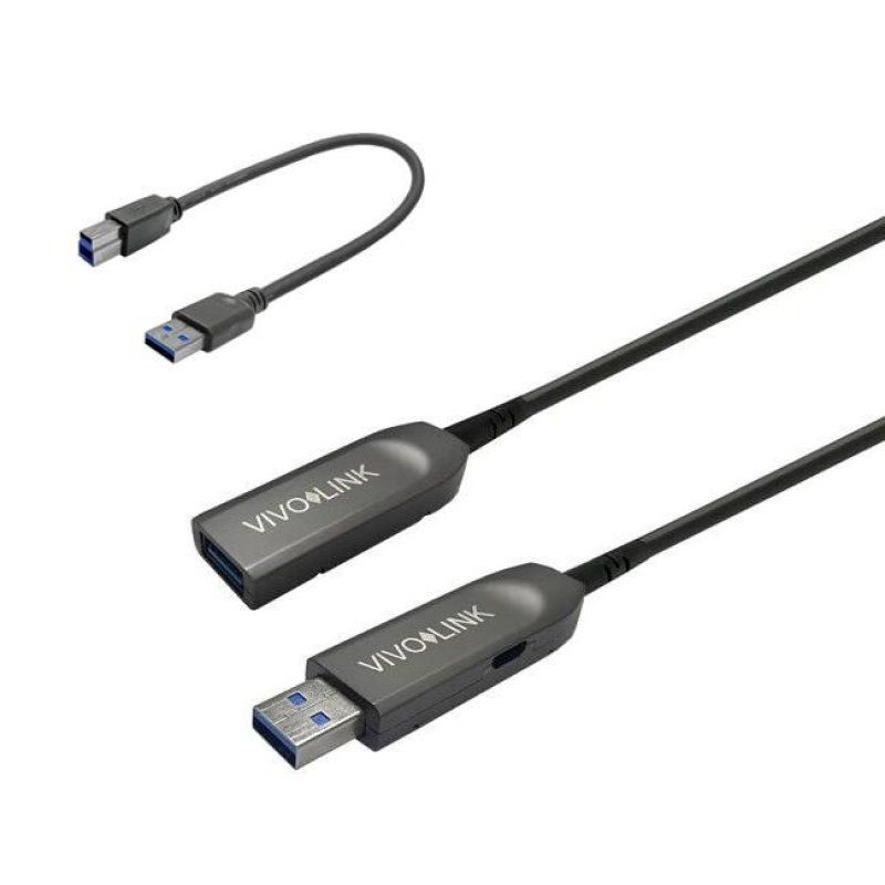Vivolink PROUSB3AAF40 câble USB USB 3.2 Gen 1 (3.1 Gen 1) 40 m USB A Noir