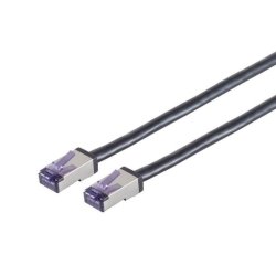 Lanview LVN-CAT6A-FLEX-50CM câble de réseau Noir 0,5 m S/FTP (S-STP)