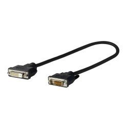 Vivolink PRODVIADAPDVI câble DVI 0,2 m DVI-D Noir