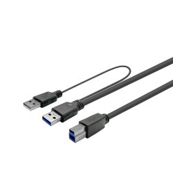 Vivolink PROUSB3AB5C-DUAL câble USB