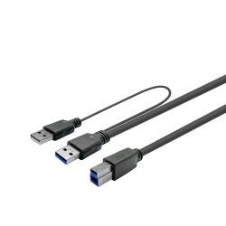 Vivolink PROUSB3AB5C-DUAL USB cable