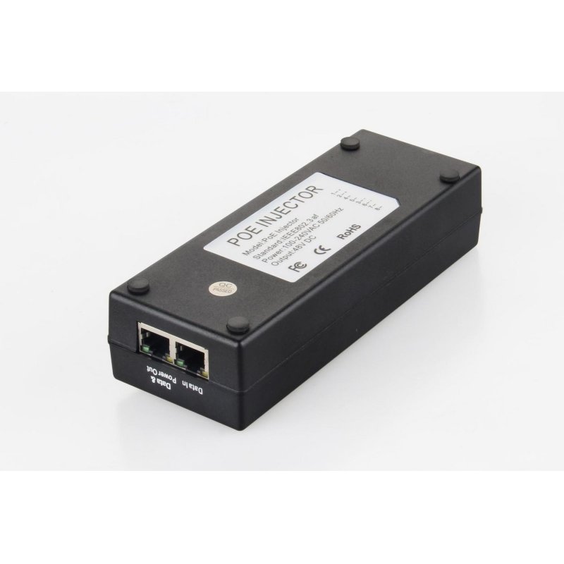 Microconnect POEINJ-15W adaptateur et injecteur PoE 10 Gigabit Ethernet 48 V