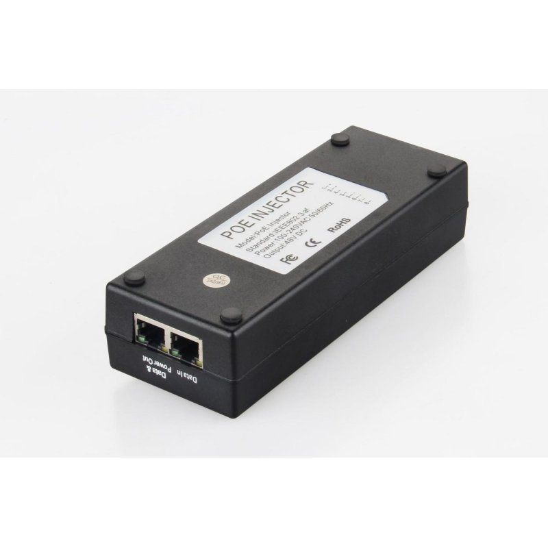 Microconnect POEINJ-15W PoE adapter 10 Gigabit Ethernet 48 V