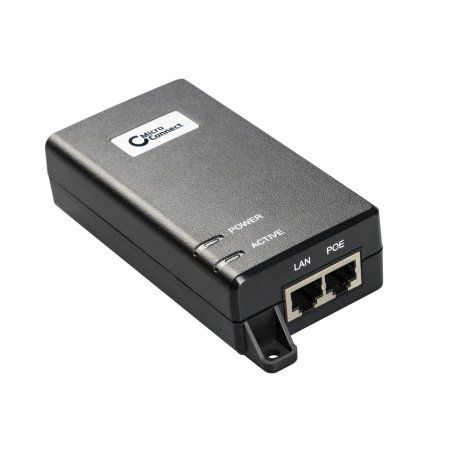 Microconnect POEINJ-30W-UK PoE adapter 10 Gigabit Ethernet 48 V