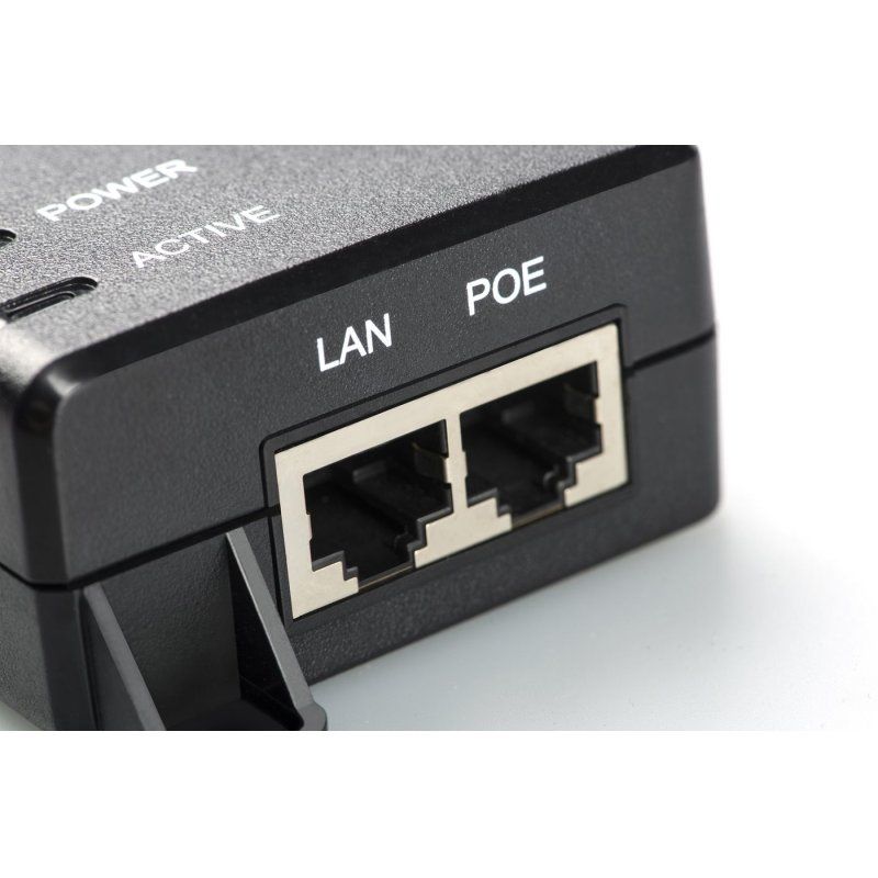 Microconnect POEINJ-30W PoE adapter 10 Gigabit Ethernet 48 V