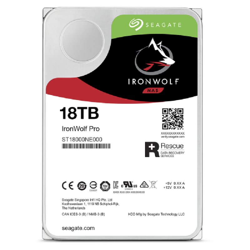 IRONWOLF PRO 18TB SATA 3.5IN