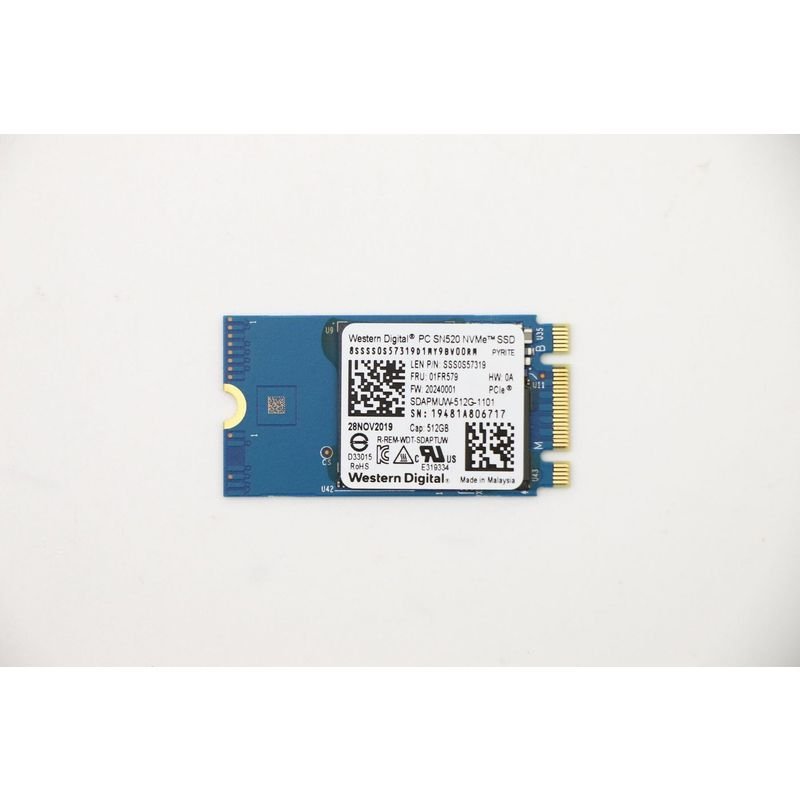 512GB M.2 PCIe 2242 SSD with