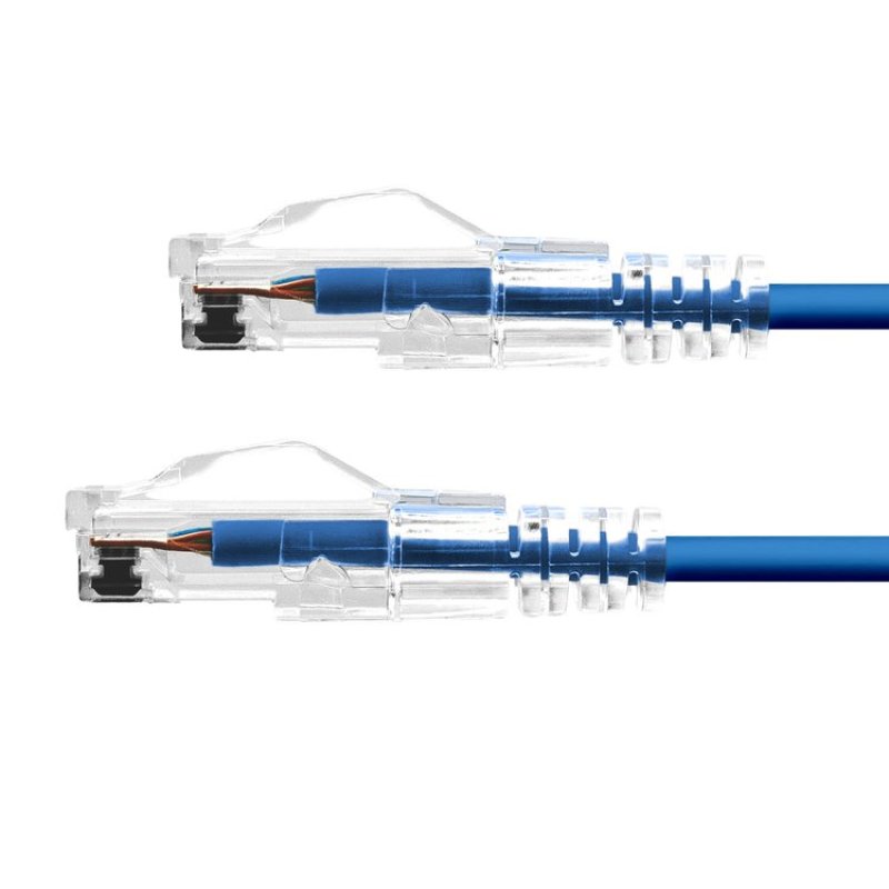 ProXtend Ultra Slim CAT6A U/UTP CU LSZH Ethernet Cable Blue 4M